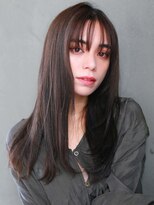 ラフィス ヘアー ルーム 難波本店(La fith hair room)&nbsp;【La fith】ストレート×シースルーバング