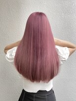 ブロッサム 池袋店(Blossom) ピンクブラウンカシスラベンダーブリーチダブルカラー池袋