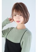 グレージュ × ダブルカラー 』 外国人風ボブ☆