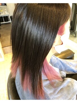 ヘアー アトリエ エゴン(hair atelier EGON) インナーピンク