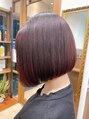 ヘアメイクスタジオ アビール 調布(abi‐ru) 透明感のあるピンク、バイオレット系カラーもお任せください。