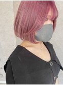 「パステルピンク☆ボブ」