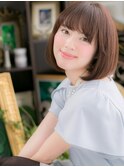 濡れ髪☆斜めバング前下がり小顔ワンレンボブa志木20代30代40代