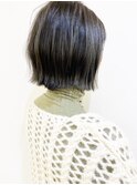 【morio成増/玉井】アッシュカラー　ボブ　外ハネ