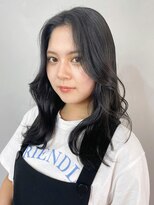 アイティー バイ アルバム 浦和店(IT by ALBUM)&nbsp;ナチュラルブラック_チェリーブラウンフェミニンロング_ba401972