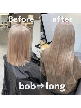 ベレーザシェルト(Beleza scelto) 3254エクステ金髪ボブグクマッシュハイトーンビビッドカラー