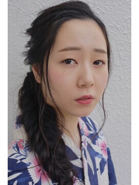 クラク 笹塚店(KURAKU) 編みおろしセット 浴衣 パーティーヘア20代30代40代