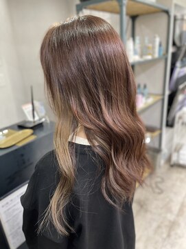 アジールヘア 所沢プロペ通り店(agir hair) イヤリングカラーベージュミルクベージュ所沢ひばりが丘