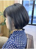 【白髪染め可】インナーカラーボブ ビフォアー＆アフター