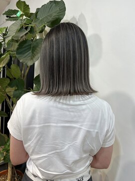 メリー オオサカ(Merly Osaka) 長持ち！色落ちも楽しめるバレイヤージュ_dark gray_