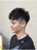 【LUDLOW BLUNT】ツーブロ 癖毛風ニュアンスパーマ