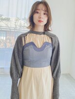 フィルムス 田町芝浦(FILMS) ブリーチなしチェリーブラウン髪質改善イルミナカラー前髪/田町