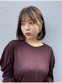 似合わせカット　イメチェンスタイル　ボブ　インナーカラー