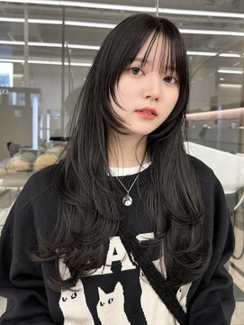 コア 銀座(COA) ハッシュカット/フルバング/似合わせカット/レッドブラウン/銀座