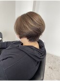 ショートグレージュ
