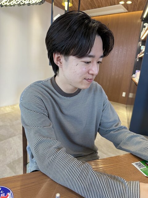 【KANATA】20代30代 カジュアル男子必見！毛流れセンターパート