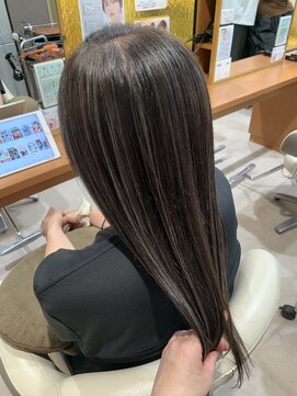 アメイジングヘアー 千歳店(AMAZING HAIR) ハイライト/白髪ぼかし／グレージュカラー