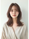 くびれヘア［#渋谷駅#ミディアム#髪質改善#韓国］