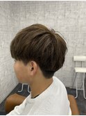 マッシュ×オリーブベージュ