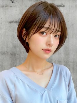 ウィールール 札幌店(WE RULE)の写真/≪どこから見ても美しいシルエット≫自宅でも簡単にまとまり手入れが簡単な大人女性のショートスタイル◎