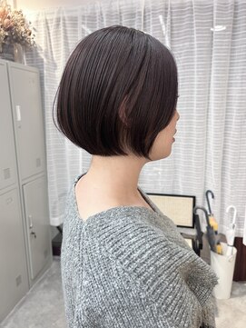 ルックアット(Look at) 【Look at】20代30代40代コンパクトショートピンクブラウン