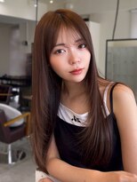 コート 表参道(Cote)&nbsp;レイヤーロング/韓国レイヤー ショコラブラウンオリーブベージュ