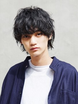 メンズヘアトーキョー(MEN'S HAIR TOKYO) ウルフ/くせ毛風パーマ/黒髪
