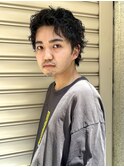 グランジショート/メンズショート/グランジパーマ/ピンパーマ