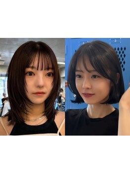 [頭の形/顔型/髪質/肌色etc]“あなた”を徹底追及。細部までこだわり抜く似合わせカット☆[韓国ボブ]