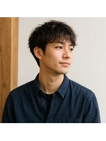 スープレックス ヘアーデザイン(SOUPREX HAIR DESIGN) ツーブロックマッシュショートくせ毛風パーマ 20代 30代 40代
