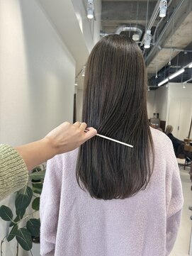 リル 茅ヶ崎(Liru:) ヘーゼルベージュ/ネビージュ/小顔/ワンレン/茅ヶ崎/髪質改善