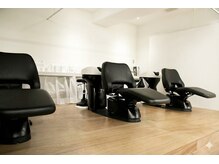 フルフラットでリラックスできるシャンプー台 天満橋/北浜