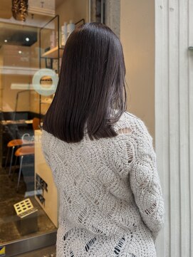 顔周りレイヤー/マロンブラウン【神戸/元町】