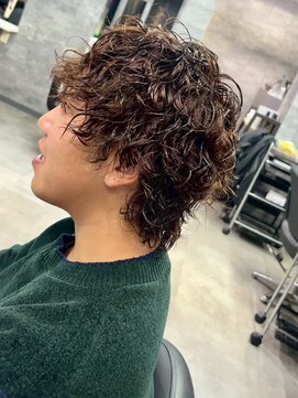 アノ 別府店(Ano.) 大分シャドウパーマメンズマッシュ波巻きパーマツイストパーマ