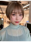髪質改善/大人ガーリー/似合わせカット/ショートボブ/前髪/仙台