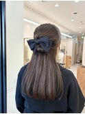 ハーフアップのカチモリスタイル【新越谷・南越谷】