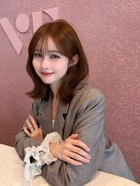 ボタン コロン 表参道 原宿(VOTAN COLON)&nbsp;くびれミディアム/ミディアムレイヤー/顔まわりカット