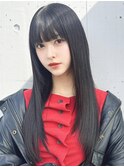 《Agu hair》ダークオニキスロング×numberA.アクアバームセラム
