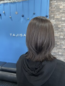 タジサスヘアー(TAJISAS HAIR) ▼グレージュ×ミディアム