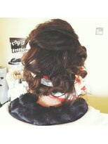 フィラート(filato) ストール編み込みヘアアレンジ♪