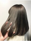 艶感ストレート☆グレージュ（イルミナカラー）