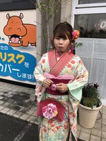 ミーテ ルーチェ(MITE LUCE)&nbsp;編み崩しのスタイル