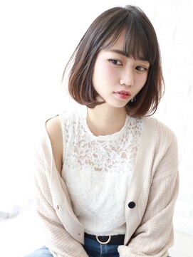 アール ヘアー デザイン(r hair design) 【r hair design】ストレートナチュラルボブ