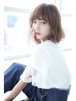 ラカーロ(La CARO)&nbsp;La CARO 大人かわいいカジュアルボブ/メルティベージュby市橋