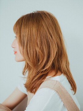 プロデュース 相模原店(Produce) 簡単スタイリング♪ヌーディーカラー☆くびれセミディ