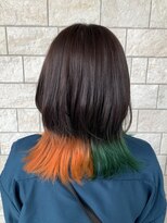 アメイジングヘアー 千歳店(AMAZING HAIR) 【AMAZING HAIR千歳店/横山】ウルフ×ビビット裾カラー