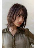 20代30代/大人かわいい/小顔ひし形/ウルフ/ナチュラルボブ