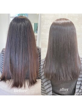 フランヘア 箱崎店(Flan hair) 酸性ストレート＆カラー