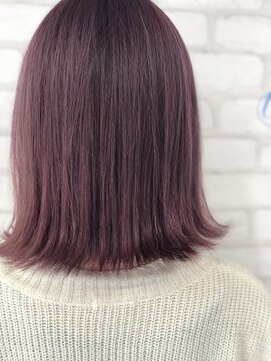 ラックスビーギャラリー なんば駅前店(LUXBE GALLERY) ＊津村＊style by LUXBE＊大人可愛いパープル　ラズベリーカラー