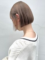 ヒート バイ アンカットラウンジ 渋谷(HEAT by UNCUT&LOUNGE)&nbsp;ダブルカラー/ミニボブ/ケアブリーチ/ミルクティーカラー